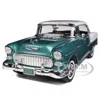Motormax 1 By 18 1955 Chevrolet Bel Air Hard Top Diecast Model Car, Green