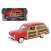 Motormax 1 By 24 1949 Ford Woody Diecast Model Car - Red