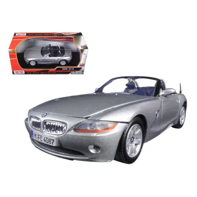 Motormax 1 By 24 Bmw Z4 Diecast Model Car, Silver In Gray