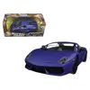 Motormax 1 By 24 Scale Diecast Lamborghini Gallardo Lp 560-4 Matt Purple Model Car