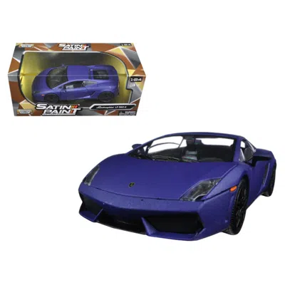 Motormax 1 By 24 Scale Diecast Lamborghini Gallardo Lp 560-4 Matt Purple Model Car