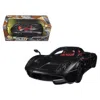 Motormax 1 By 24 Scale Diecast Pagani Huayra Matt Black Model Car