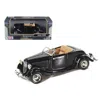Motormax 1934 Ford Coupe Convertible Black 1-24 Diecast Model Car