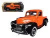 Motormax 1940 Ford Pickup Truck Orange "timeless Classics" 1/18 Diecast Model Car By