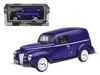 Motormax 1 By 24 1940 Ford Sedan Delivery Diecast Car Model - Purple