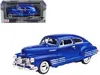 Motormax 1948 Chevrolet Aerosedan Fleetline Blue 1/24 Diecast Model Car By