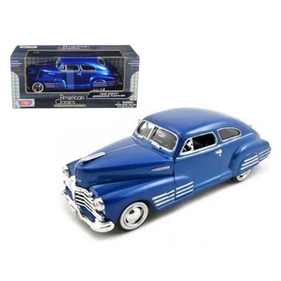 Motormax 1948 Chevy Aerosedan Fleetline Blue 1-24 Diecast Model Car