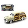 Motormax 1949 Ford Woody Beige 1-24 Diecast Model Car