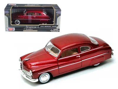 Motormax 1949 Mercury Red 1/24 Diecast Model Car By