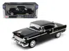 Motormax 1955 Chevrolet Bel Air Hard Top Black 1-18 Diecast Car Model