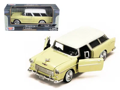 Motormax 1955 Chevy Model Nomad, Yellow