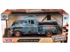 Motormax 1955 Gmc Blue Chip Pickup Truck Matt Blue (rusted) "weathered Treasures" Series 1/24 Diecast Model C