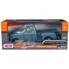 Motormax 1955 Gmc Blue Chip Pickup Truck Timeless Legends Series 1-24 Scale Diecast Model Car Light Blue