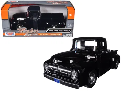 Motormax 1956 Ford F-100 Pickup Truck Black 1/24 Diecast Model By
