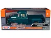 Motormax 1957 Chevrolet 3100 Stepside Pickup Truck Metallic Timeless Legends Series 1-24 Scale Diecast Model 
