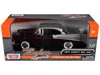 Motormax 1957 Chevrolet Bel Air Burdy Metallic And Silver Metallic "timeless Legends" Series 1/24 Diecast Mod In Multi