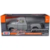 Motormax 1957 Gmc Blue Chip Pickup Truck Timeless Legends Series 1-24 Scale Diecast Model Car Gray