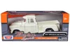 Motormax 1957 Gmc Blue Chip Pickup Truck Timeless Legends Series 1-24 Scale Diecast Model Car White