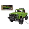 Motormax 1958 Chevrolet Apache Fleetside Pickup Truck Off Road Green 1-24 Diecast Model