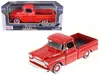 Motormax 1958 Chevrolet Apache Fleetside Pickup Truck Red 1/24 Diecast Model Car By  In Red