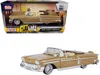 Motormax 1958 Chevrolet Impala Convertible Lowrider Light Brown With Cream Interior "get Low" Series 1/24 Die