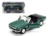 Motormax 1964 1/2 Ford Mustang Convertible Green Metallic 1/24 Diecast Model Car By
