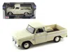 Motormax 1966 Chevrolet C10 Fleetside Pickup Truck Cream 1/24 Diecast Model Car By