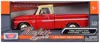 Motormax 1966 Chevrolet C10 Fleetside Pickup Truck Red With Cream Top "american Classics" 1/24 Diecast Model  In Red