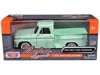 Motormax 1966 Gmc C1000 Fenderside Pickup Truck Light Green "timeless Legends" Series 1/24 Diecast Model Car