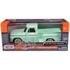 Motormax 1966 Gmc C1000 Fenderside Pickup Truck Light Green "timeless Legends" Series 1/24 Diecast Model Car
