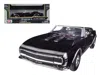 Motormax 1 By 24 1967 Chevrolet Camaro Ss Convertible Diecast Car Model - Burgundy