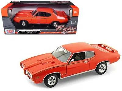Motormax 1969 Pontiac Gto Judge Orange 1/18 Diecast Model Car By  In Multi