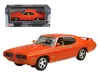 Motormax 1969 Pontiac Gto Judge Orange With Stripes 1/24 Diecast Model Car By  In Red