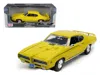 Motormax 1969 Pontiac Gto Judge Yellow 1/18 Diecast Model Car By