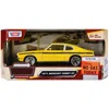 Motormax 1971 Mercury Comet Gt With Stripes Forgotten Classics Series 1-24 Scale Diecast Model Car Yellow & B