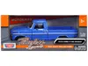 Motormax 1972 Ford F-100 Pickup Truck Timeless Legends Series 1-24 Scale Diecast Model Car Blue
