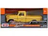 Motormax 1972 Ford F-100 Pickup Truck Yellow "timeless Legends" Series 1/24 Diecast Model Car By