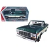 Motormax 1979 Ford F-150 Pickup Truck 2 Tone - 1 By 24 Diecast Model Car - Green & Cream