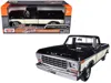 Motormax 1979 Ford F-150 Pickup Truck 2 Tone Black/cream 1/24 Diecast Model Car By  In Black