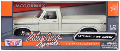 Motormax 1979 Ford F-150 Pickup Truck White 1/24 Diecast Model Car By