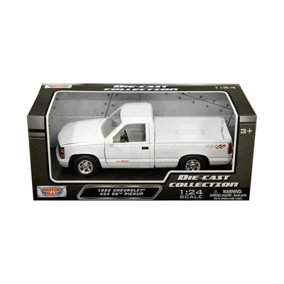 Motormax 1992 Chevrolet 1500 Ss 454 Pickup Truck - White