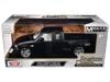 Motormax 2001 Ford F-150 Xlt Flareside Supercab Pickup Truck Matt Black With White Interior "maxx Design" "am