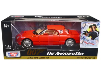 Motormax 2002 Ford Thunderbird Orange James Bond 007 "die Another Day" (2002) Movie "james Bond Collection" S