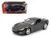 Motormax 2005 Chevrolet Corvette C6 Coupe Black 1/24 Diecast Model Car By  In Gray