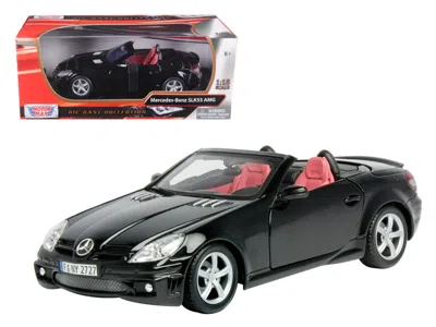 Motormax 2005 Mercedes Slk55 Amg Black 1/18 Diecast Model Car By