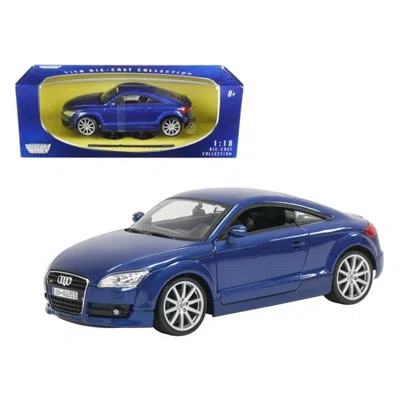 Motormax 2007 Audi Tt Blue 1-18 Diecast Car Model