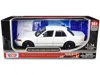 Motormax 2010 Ford Crown Victoria Police Interceptor Unmarked White Custom Builders Kit Series 1-24 Diecast M