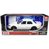 Motormax 2010 Ford Crown Victoria Police Interceptor Unmarked White Custom Builders Kit Series 1-24 Diecast M