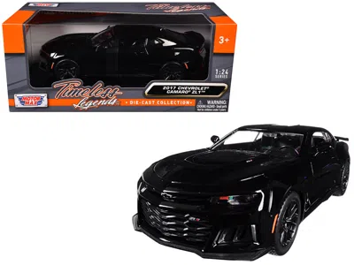 Motormax 2017 Chevrolet Camaro Zl1 Black 1/24 Diecast Model Car By