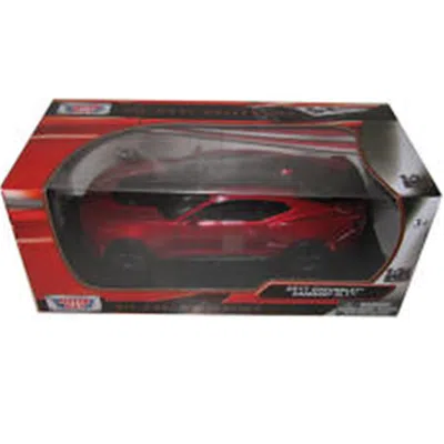Motormax 2017 Chevrolet Camaro Zl1 Metallic 1 Isto 24 Diecast Car Model, Green In Multi